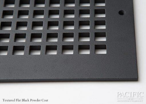 Cast Aluminum Vent Covers Square Pattern black CU