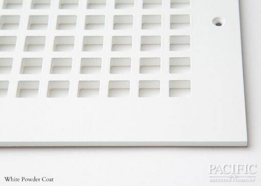 Cast Aluminum Vent Covers Square Pattern white CU