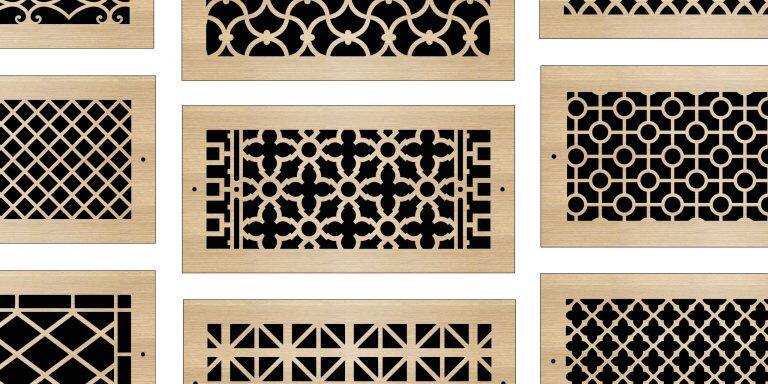 Wood Registers, Laser Cut, Wall/Ceiling/Heating - Pacific Register