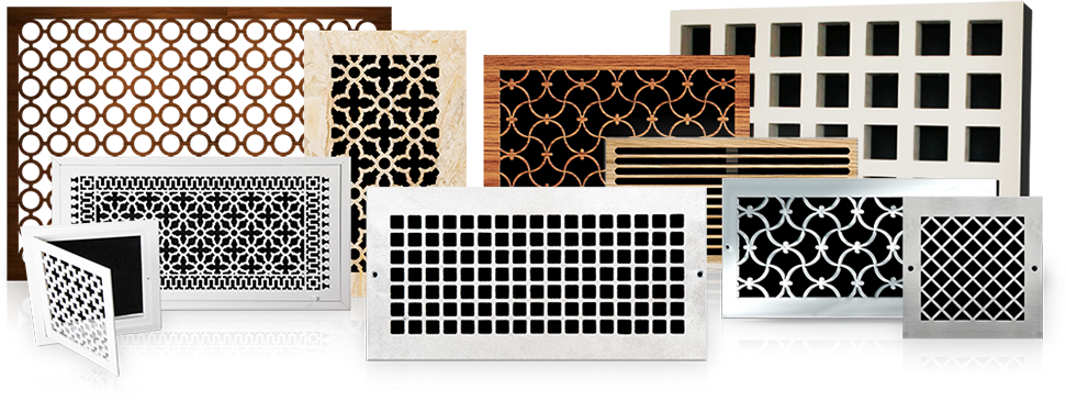 We Build Decorative Registers and Vent Covers For Any Application. -  Pacific Register