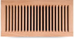 wood register flush mount floor